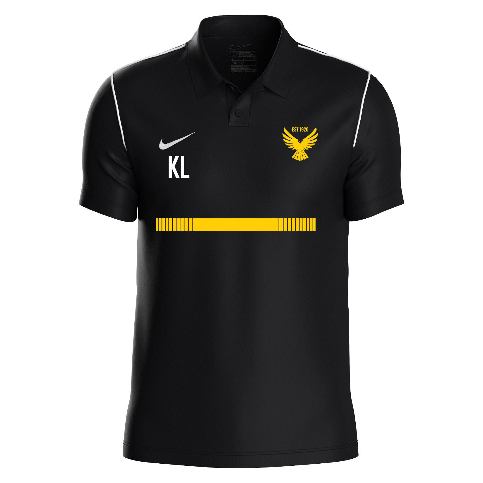 Nike Dri-FIT Park 20 Polo - Black/White/White
