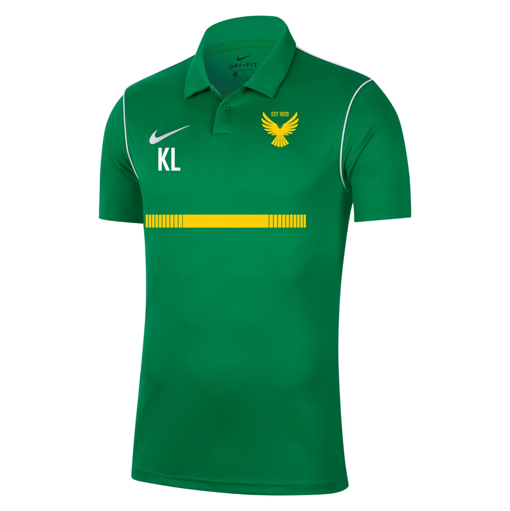 Nike Dri-FIT Park 20 Polo - Pine Green/White/White