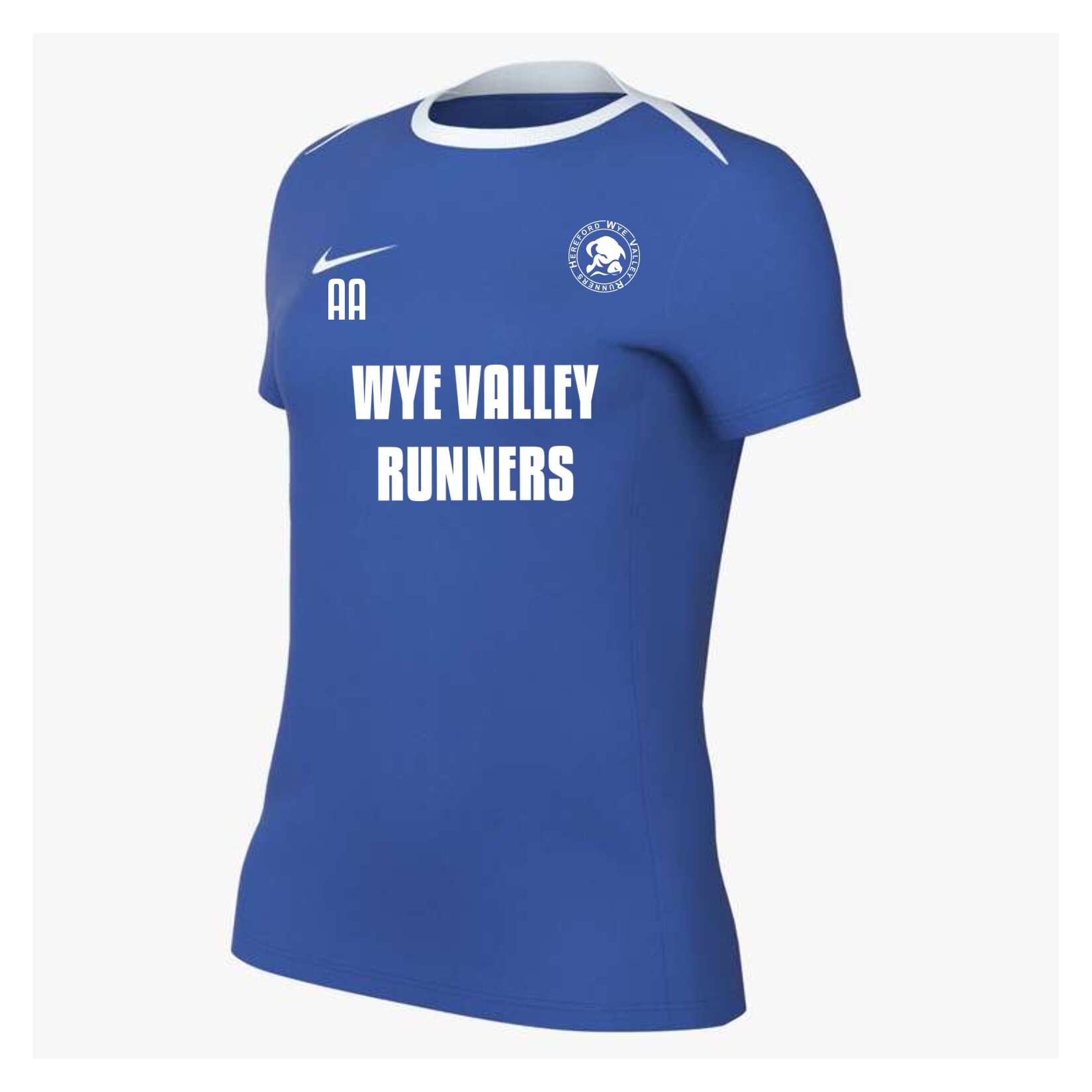 Nike Academy Pro 24 Womens Dri-FIT Short Sleeve Top (W) - Royal Blue/White/Royal Blue/White