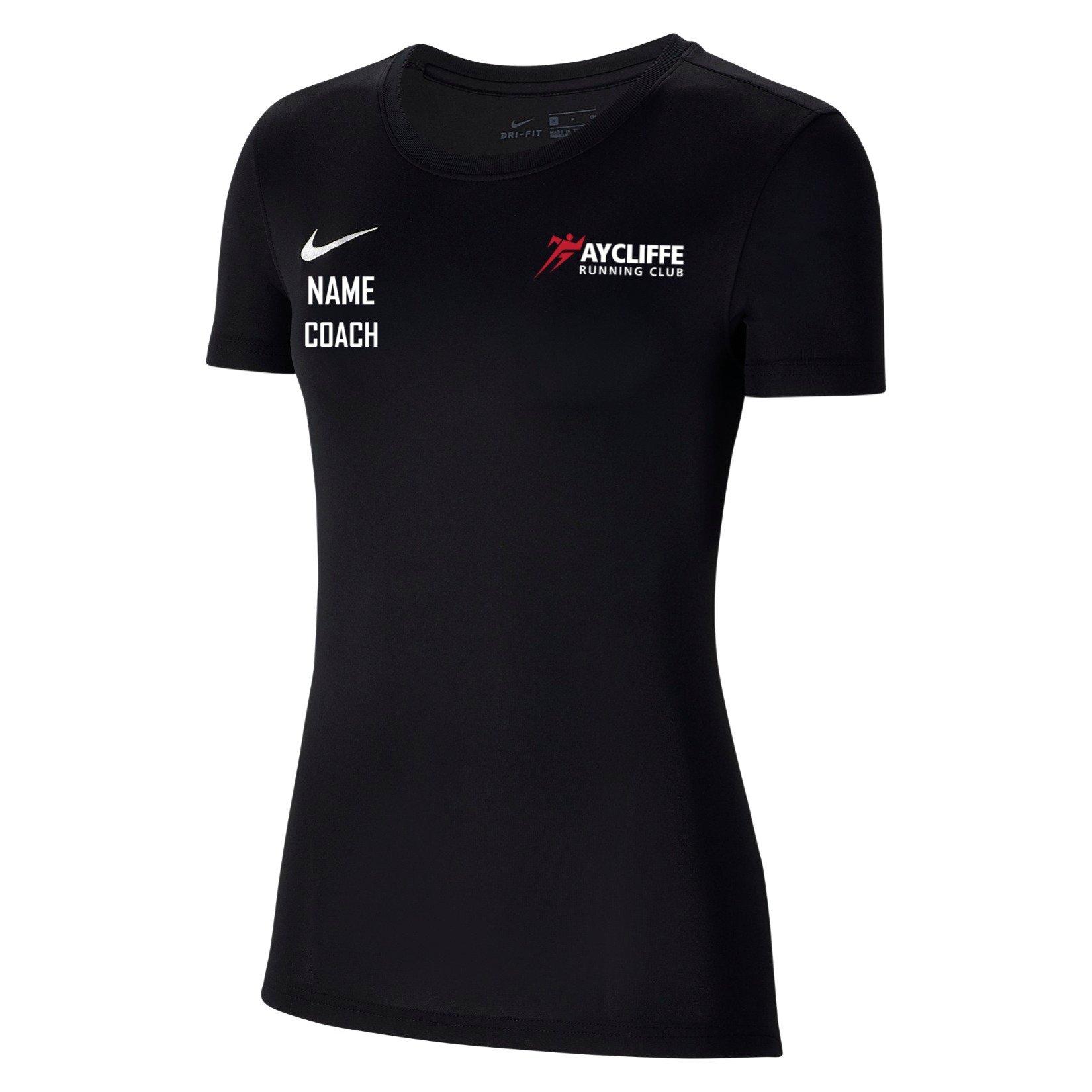Nike Park VII Dri-FIT Womens Short Sleeve Shirt - Black/White