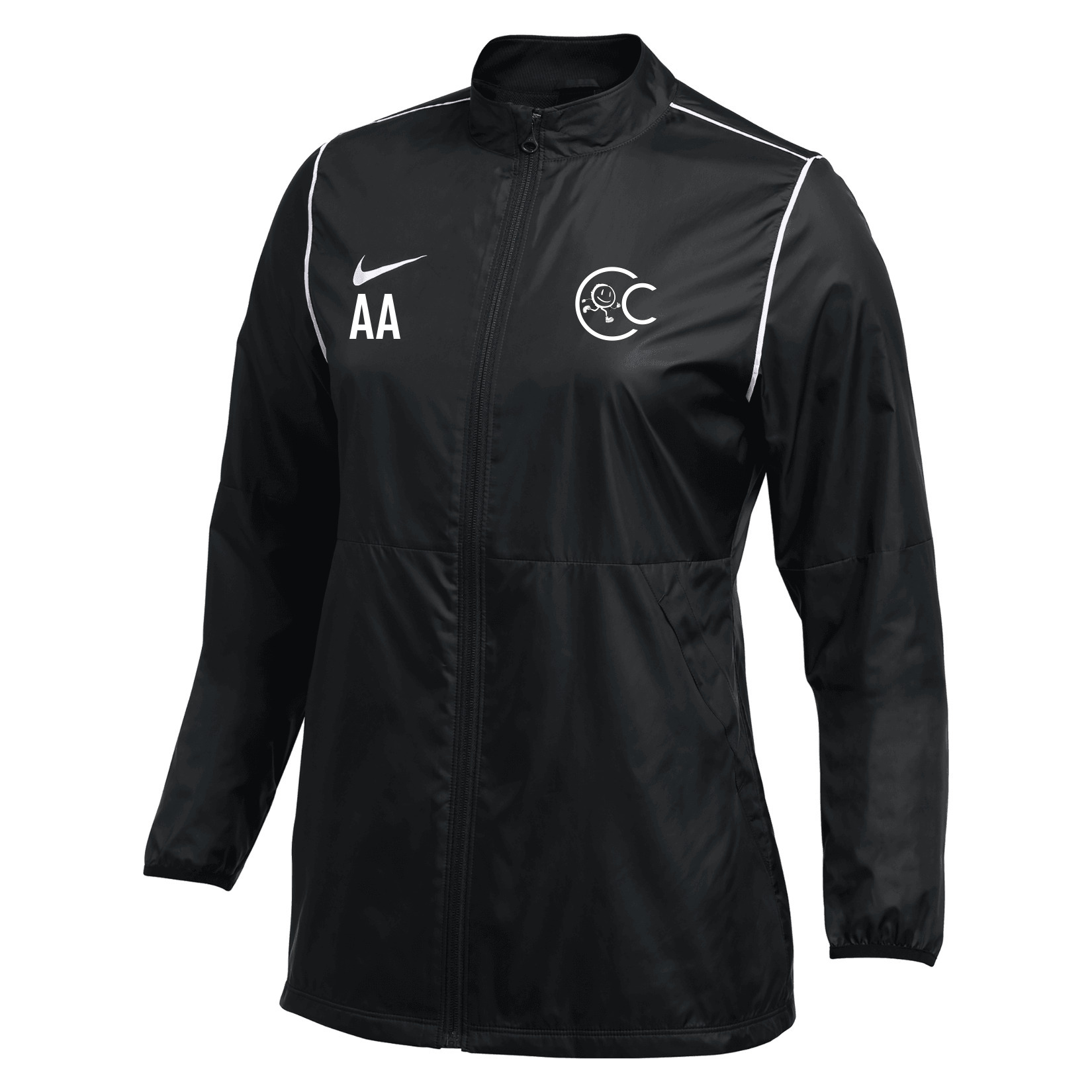 Nike Repel Park 20 Rain Jacket (W) - Black/White/White