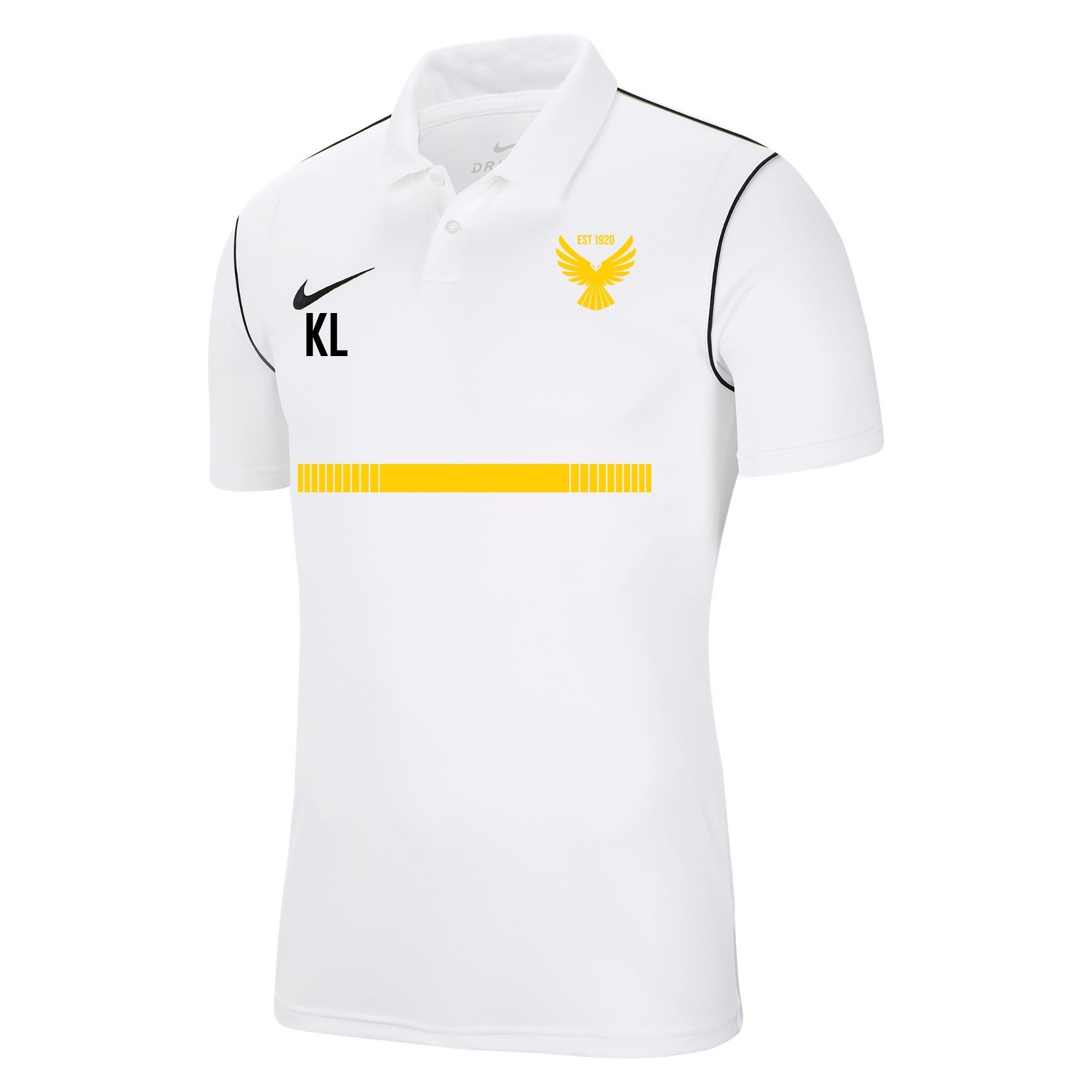 Nike Dri-FIT Park 20 Polo - White/Black/Black