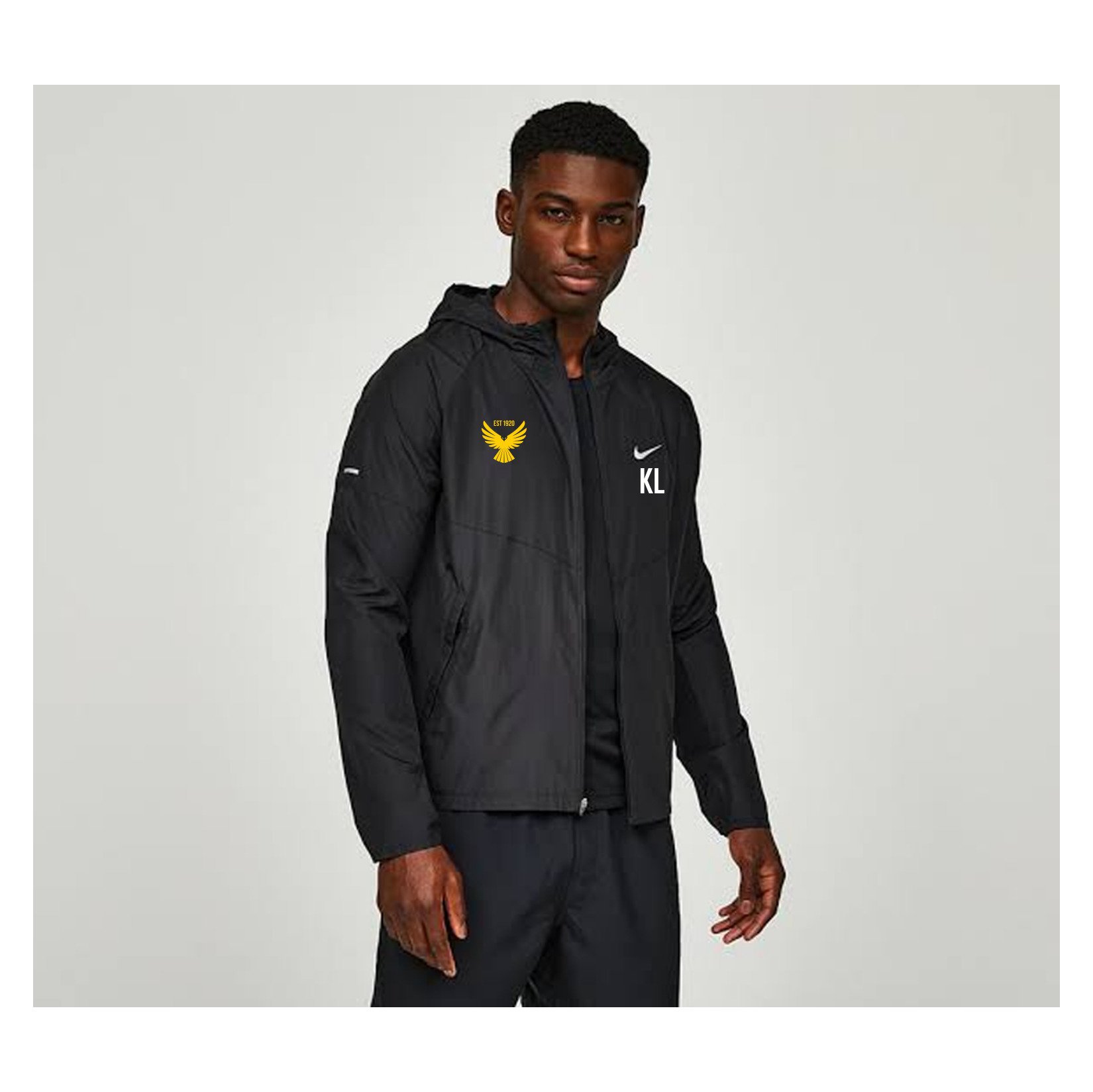 Nike Repel Miler Running Jacket - Black/Black/Reflective Silver