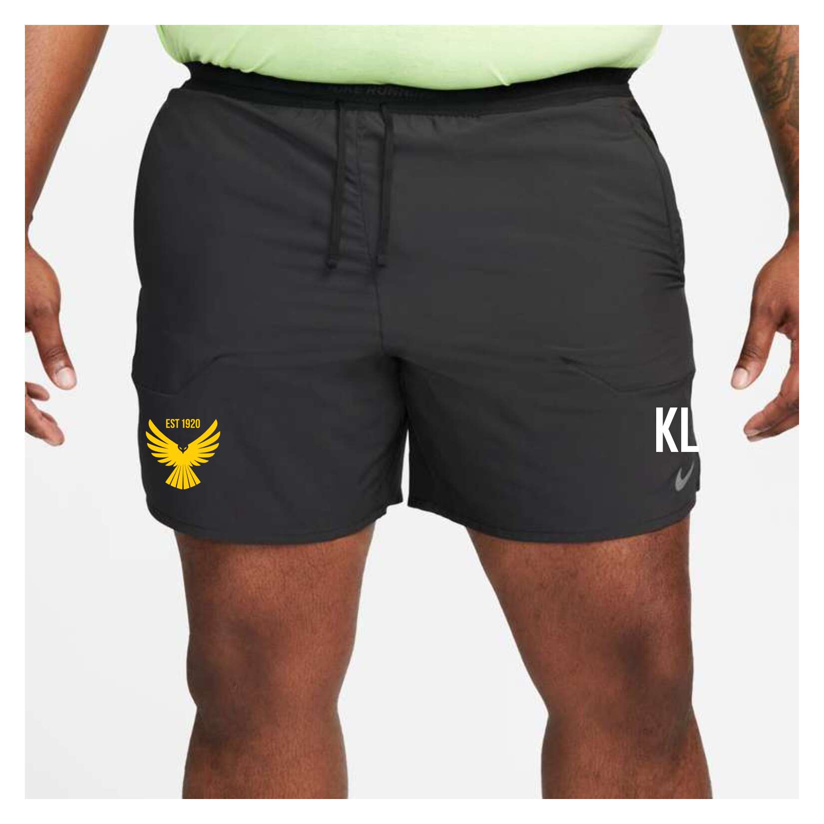 Nike Dri-Fit Stride Running Shorts - Black/Black/Reflective Silver