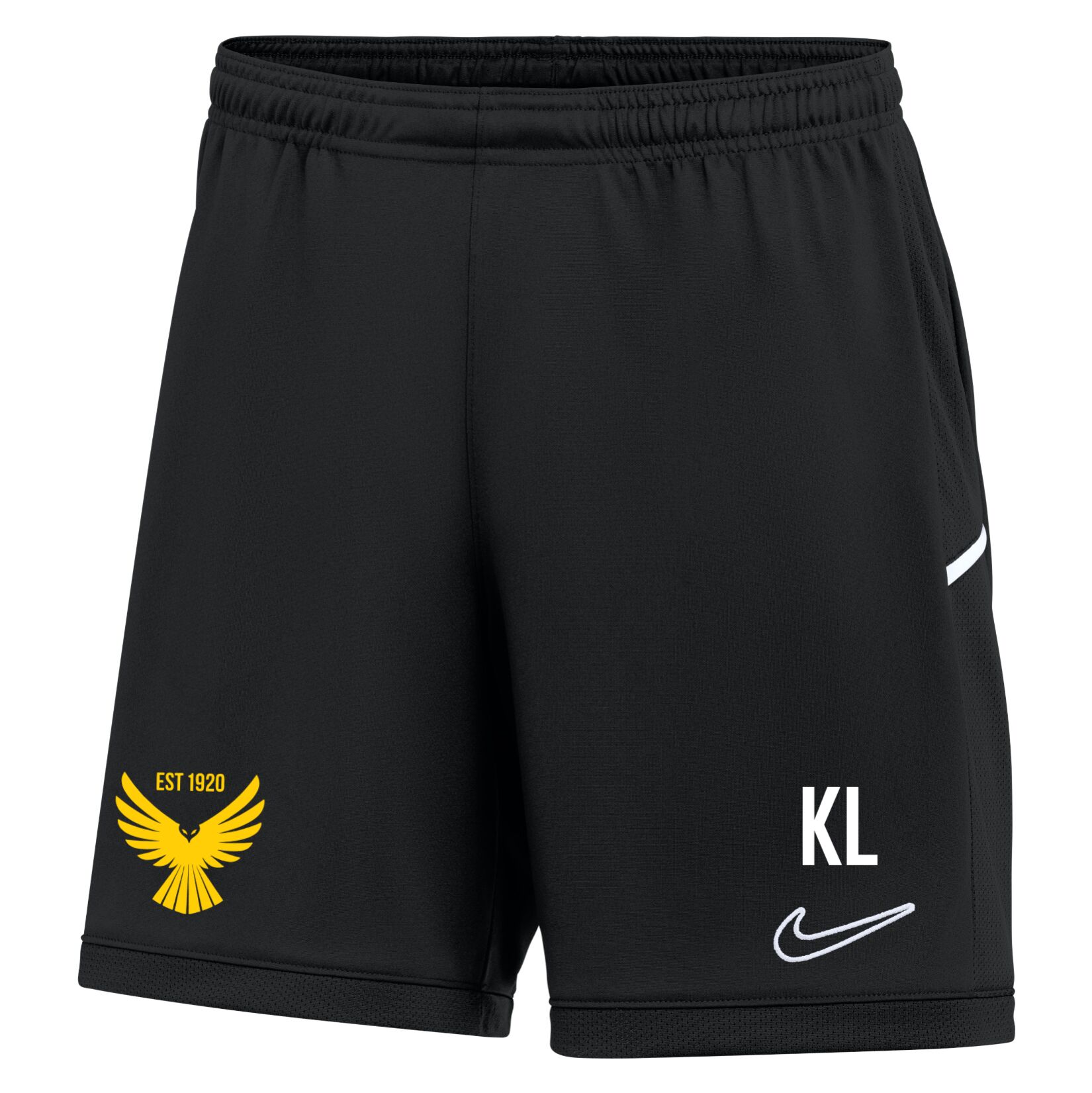 Nike Dri-FIT Academy 25 Shorts (W) - Black/Black/White