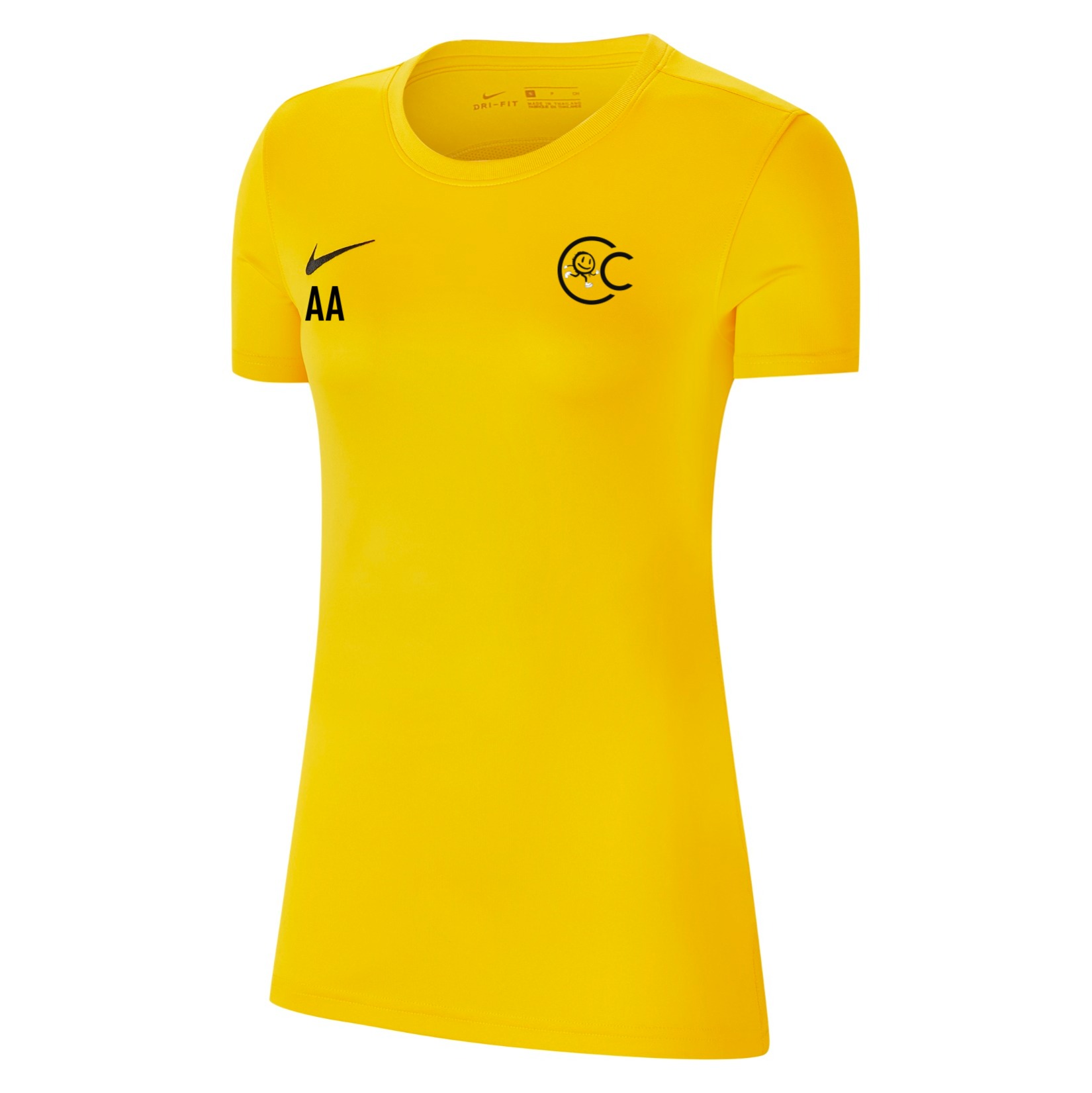 Nike Park VII Dri-FIT Womens Short Sleeve Shirt - Tour Yellow/Black