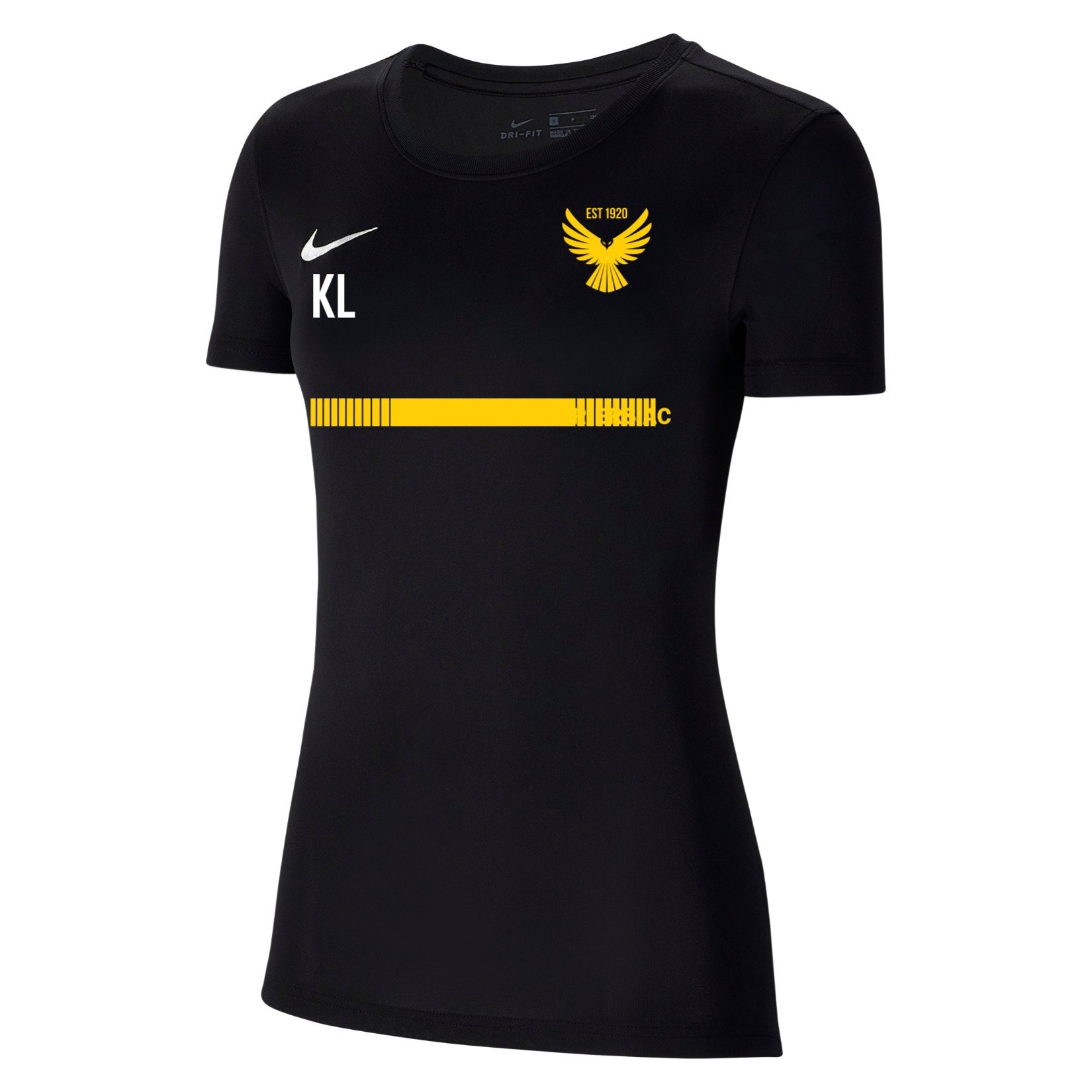 Nike Park VII Dri-FIT Womens Short Sleeve Shirt - Black/White