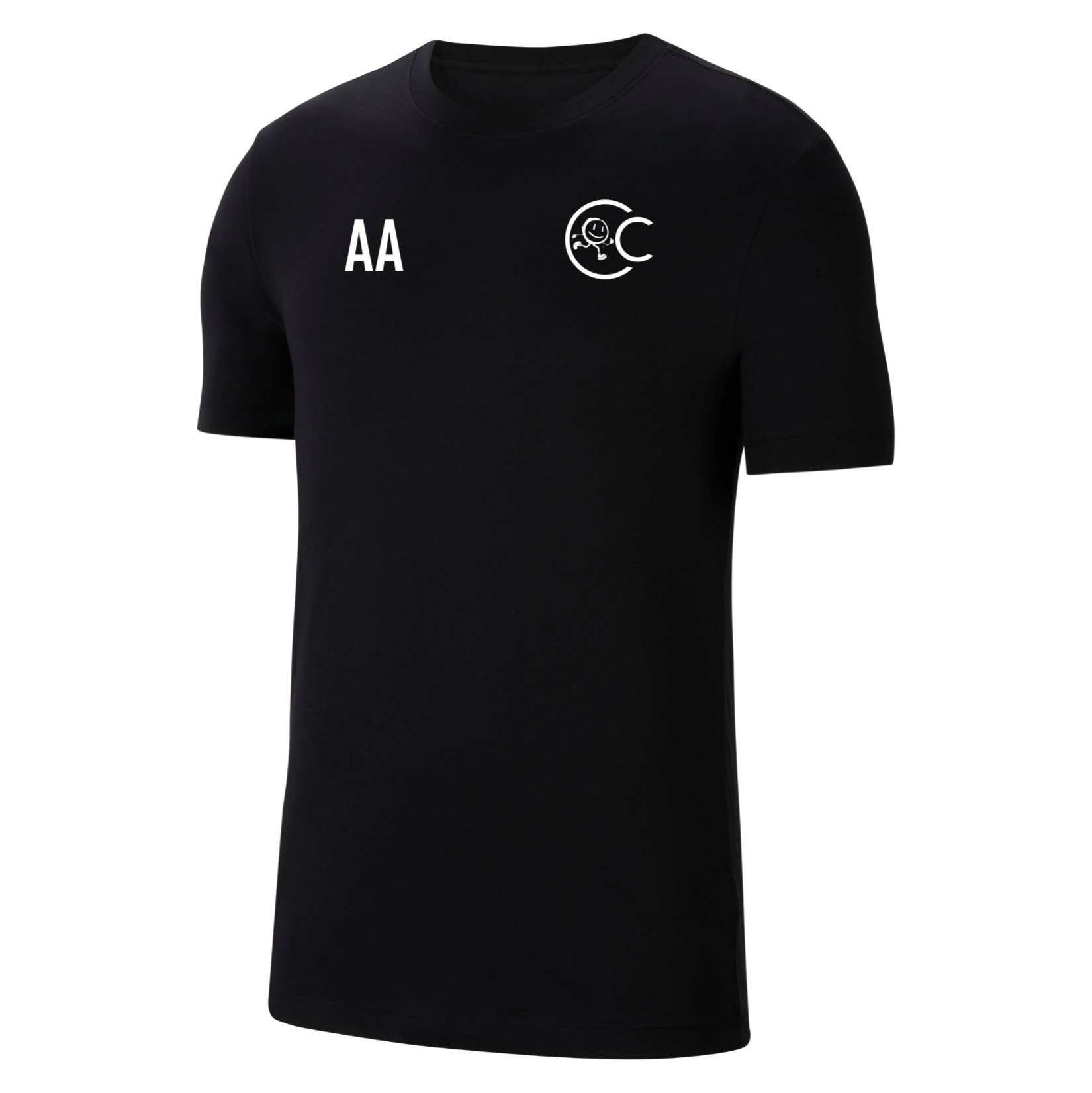 Nike Team Club 20 Cotton T-Shirt (M) - Black/White
