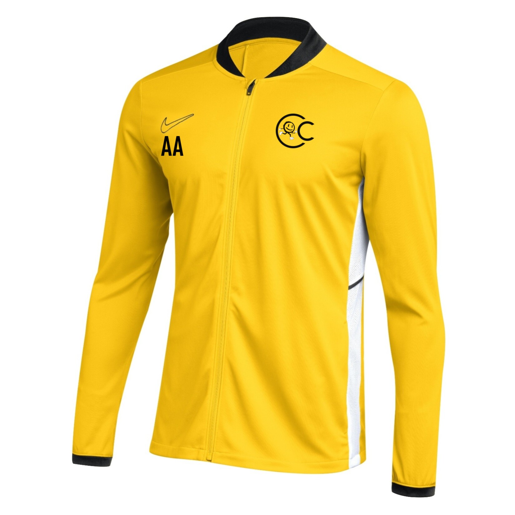 Nike Dri-FIT Academy 25 Knit Track Jacket - Tour Yellow/University Gold/Black