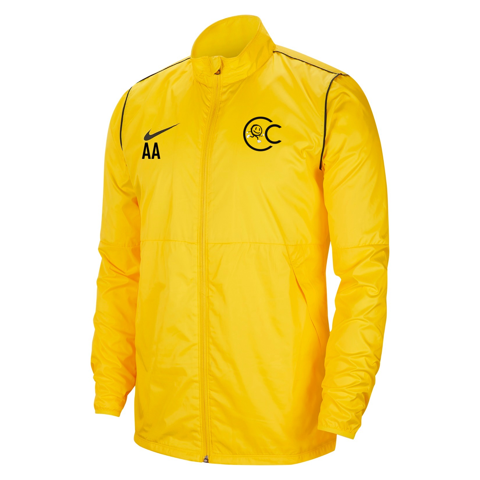 Nike Park 20 Repel Rain Jacket - Tour Yellow/Black/Black