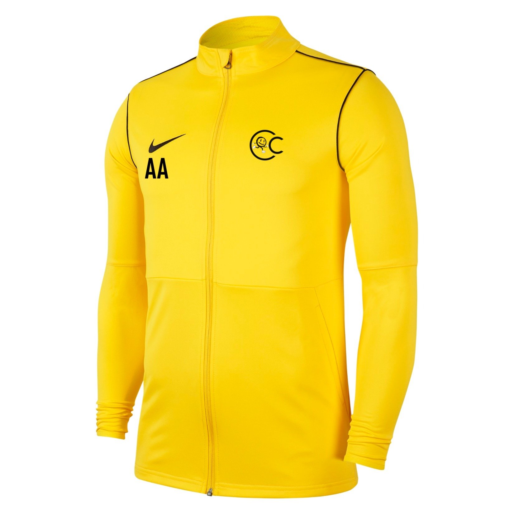 Nike Dri-FIT Park 20 Knitted Track Jacket - Tour Yellow/Black/Black