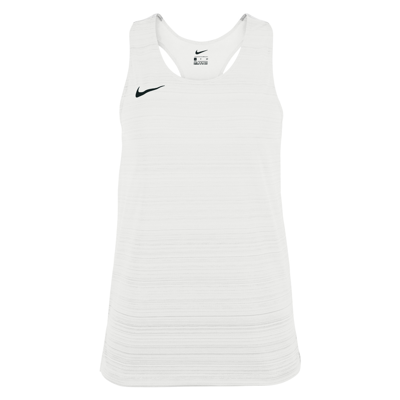 Zelus-Nike Dry Miler Singlet (W) - White/Black