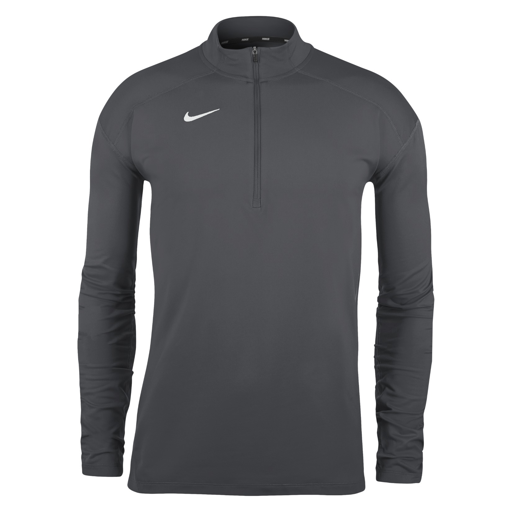 Zelus-Nike Dry Element Half Zip Running Top - Antracite/White