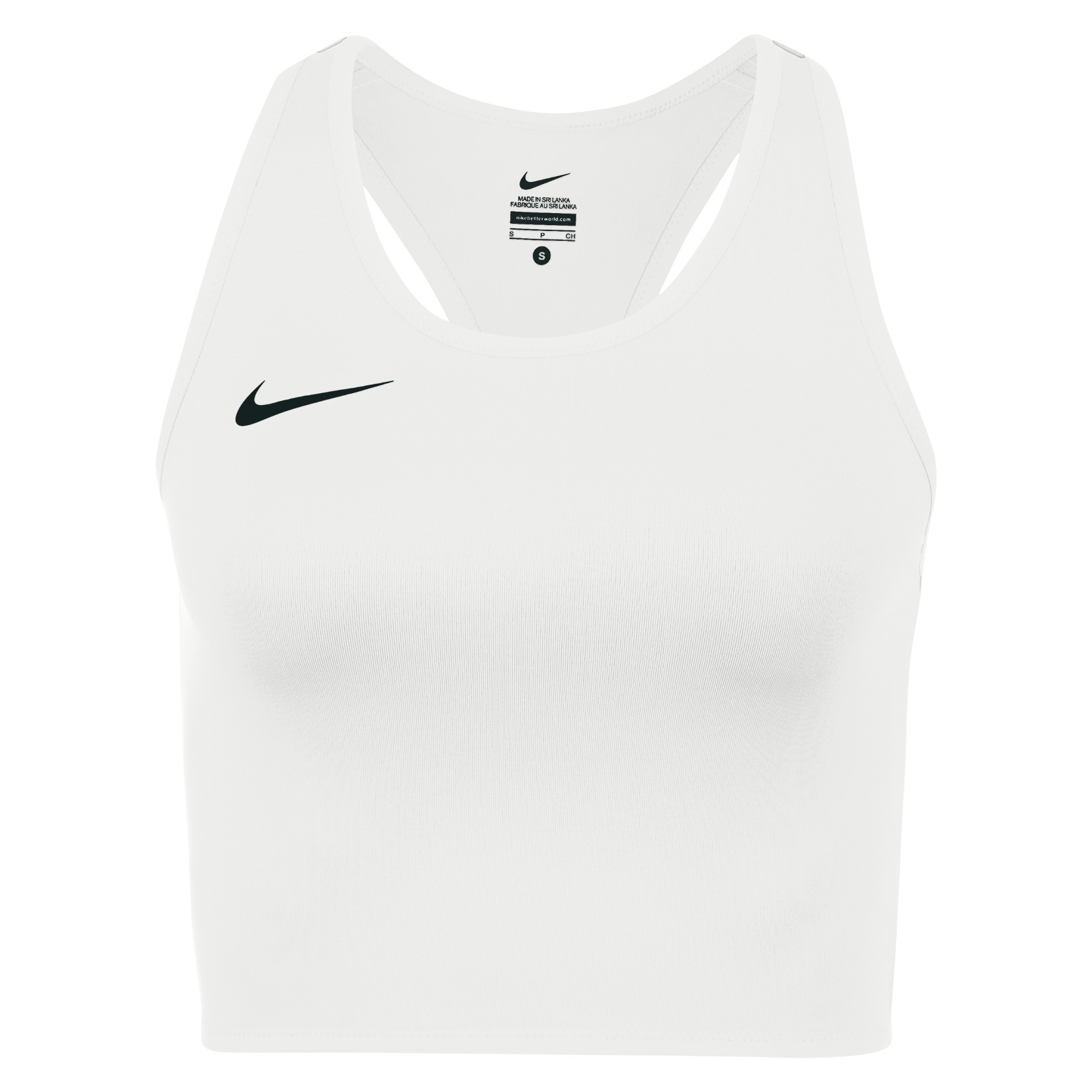 Zelus-Nike Cover Running Top - White/Black
