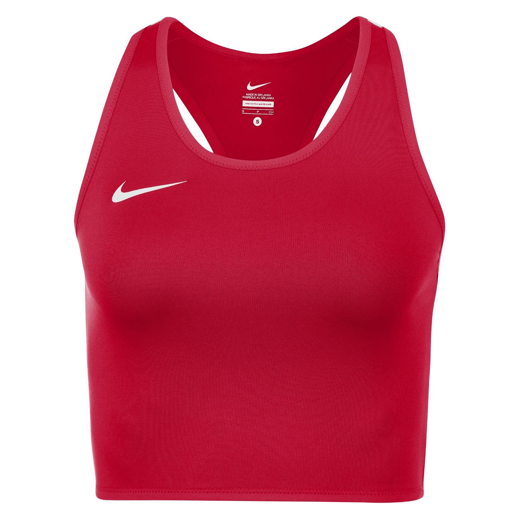 Zelus-Nike Cover Running Top - University Red/White