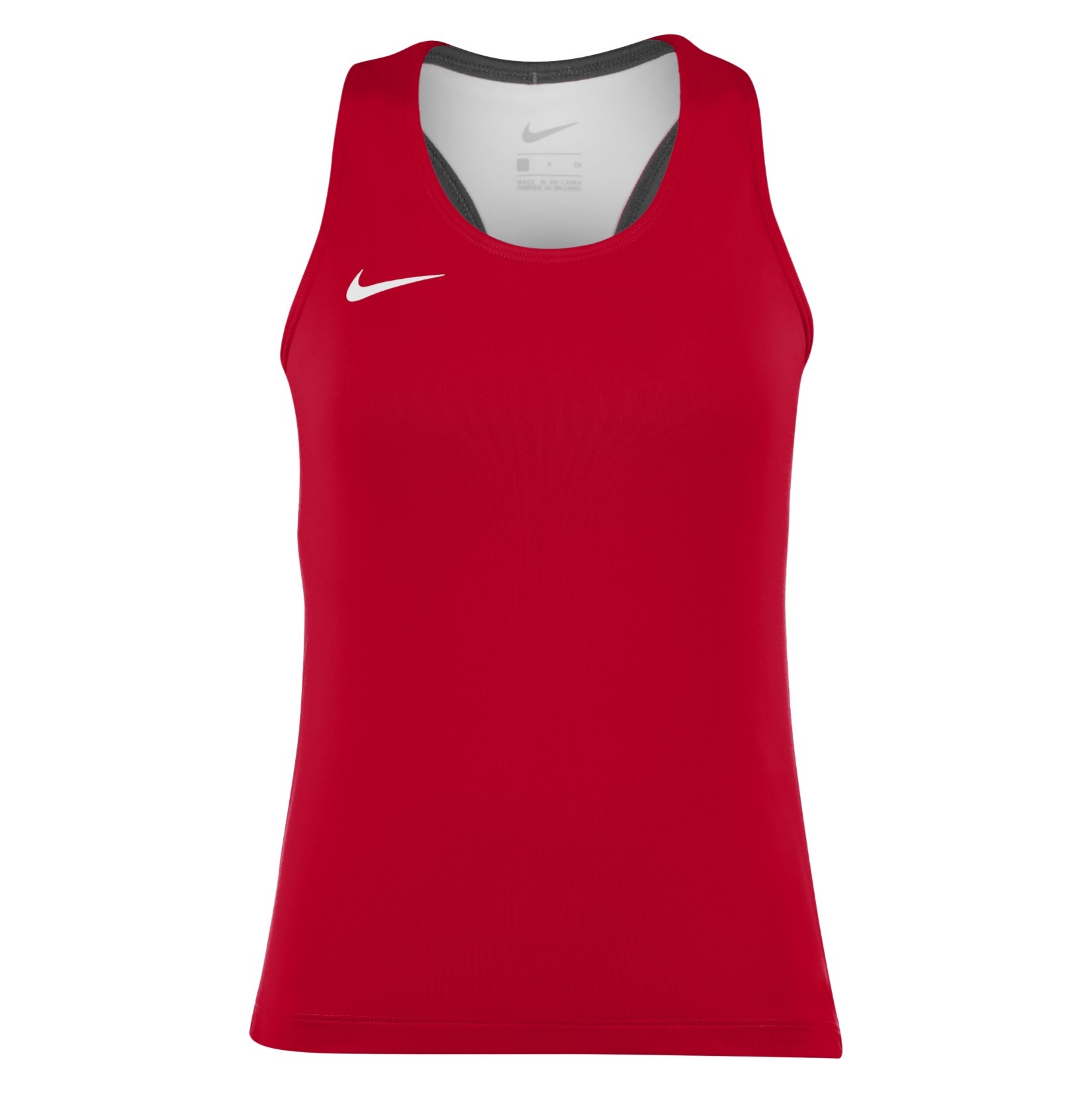 Zelus-Nike Airborne Running Top - University Red/White