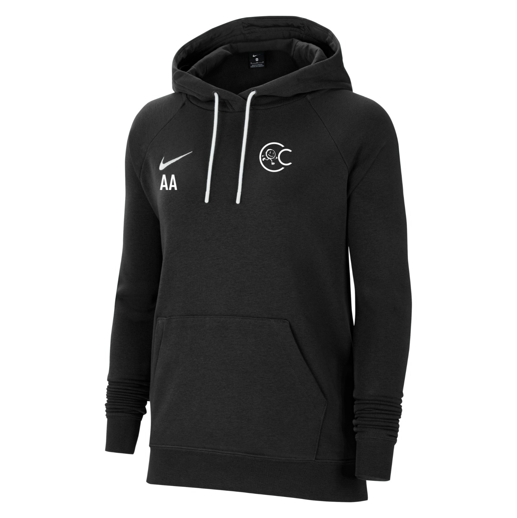 Nike Team Club 20 Hoodie (W) - Black/White/White