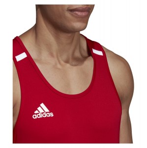 adidas-LP T19 Singlet Power Red-White