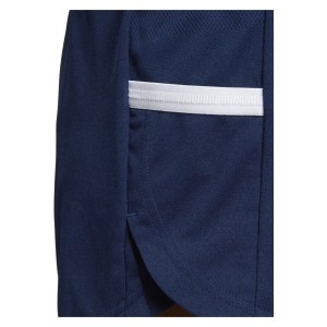 adidas-LP Womens Team 19 Running Split Shorts Team Navy Blue-White