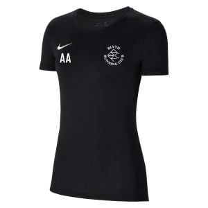 Nike Womens Park VII Dri-FIT Short Sleeve Shirt (W) Black-White