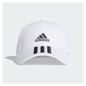 adidas Baseball 3-Stripes Twill Cap White-Black-Black