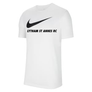 Nike Team Club 20 Swoosh Tee (M) White-Black