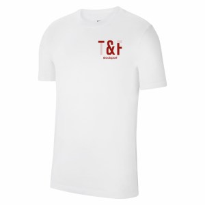 Nike Team Club 20 Cotton T-Shirt (M) White-Black