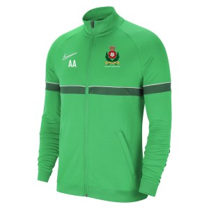Nike Academy 21 Knit Track Jacket (M) Light Green Spark-White-Pine Green-White