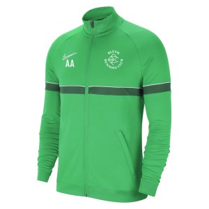 Nike Academy 21 Knit Track Jacket (M) Light Green Spark-White-Pine Green-White