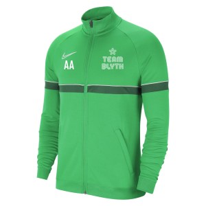 Nike Academy 21 Knit Track Jacket (M) Light Green Spark-White-Pine Green-White