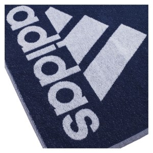 adidas Towel Small Navy Blue-White