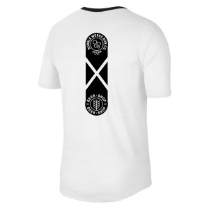 Nike Dri-FIT Miler Short Sleeve Running Top White-Reflective Silv