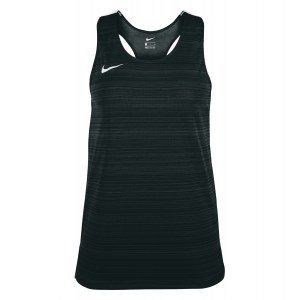 Nike Womens Dry Miler Singlet (W) Black-White