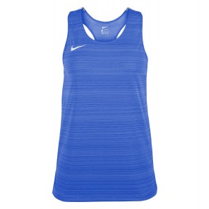Nike Womens Dry Miler Singlet (W) Royal Blue-White