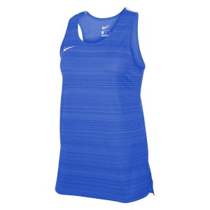Nike Womens Dry Miler Singlet (W) Royal Blue-White