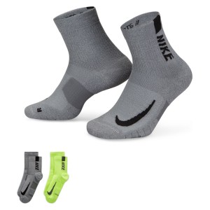 Nike Multiplier Running Ankle Socks (2 Pair) Multi-Color