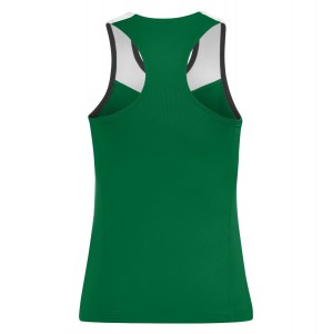 Nike Womens Airborne Running Top Pine Green-White