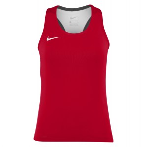 Nike Womens Airborne Running Top University Red-White
