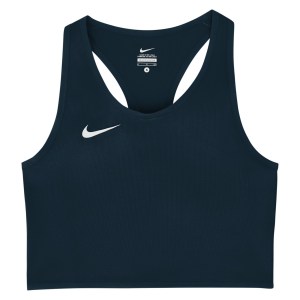 Nike Womens Cover Running Top Obsidian-White