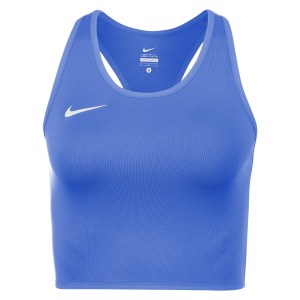 Nike Womens Cover Running Top Royal Blue-White