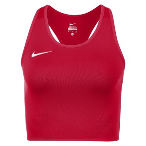 Nike Womens Cover Running Top University Red-White