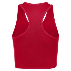 Nike Womens Cover Running Top University Red-White