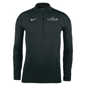 Nike Dry Element Half Zip Running Top Black-White