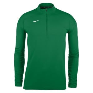 Nike Dry Element Half Zip Running Top Pine Green-White