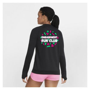 Nike Womens Pacer Long Sleeve Running Crew