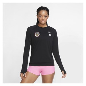 Nike Womens Pacer Long Sleeve Running Crew