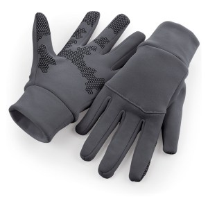 Softshell Sports Tech Gloves Graphite Grey