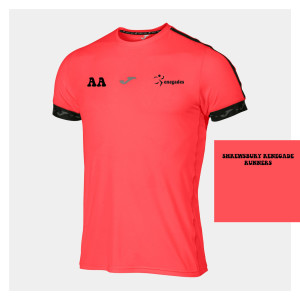 Joma R-City Short Sleeve Running T-Shirt Fluo Coral