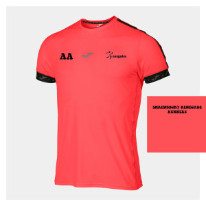 Joma R-City Short Sleeve Running T-Shirt Fluo Coral