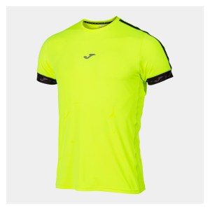 Joma R-City Short Sleeve Running T-Shirt Fluo Yellow